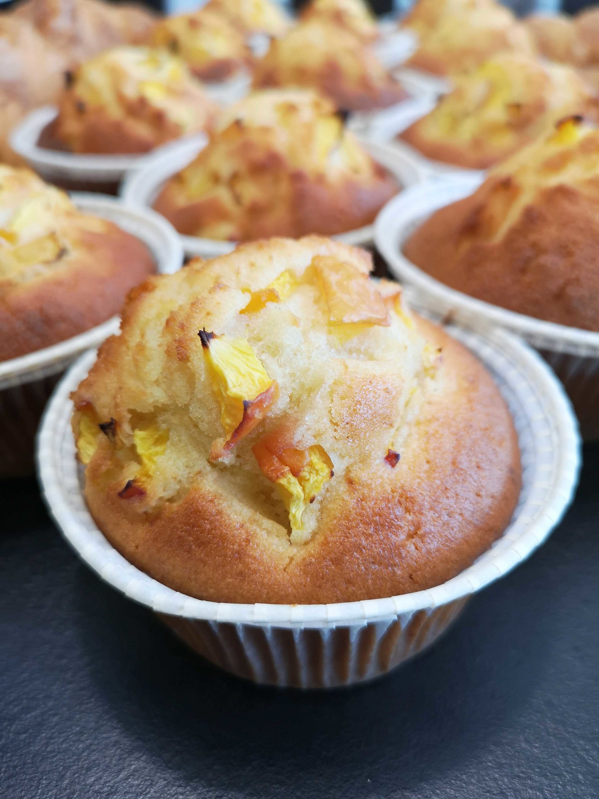 Peach muffins for you!